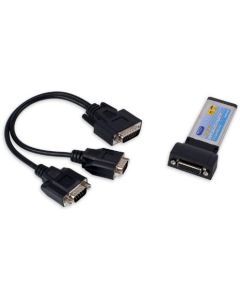 Syba 2x Serial RS-232 RS-422 RS-485 DB9 Ports 34mm ExpressCard SD-EXP15010