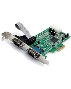 StarTech.com 2 Port Native PCI Express RS232 Serial Adapter Card with 16550 UART (PEX2S552)