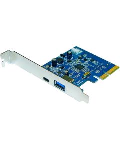 ZTC Sky USB 3.1 Add-On PCIe Card High Speed Dual C and A USB ports Model ZTC-PCIE001-C3