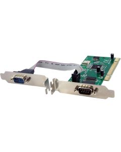 StarTech.com 2 Port PCI RS232 Serial Adapter Card with 16950 UART - Dual Voltage (PCI2S950DV)