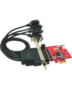 Ableconn PEX4S-954 4 Port RS232 PCI Express Serial Card with Power Output and 16950 UART (OXPCIe954 Controller) - PCIe Serial Card